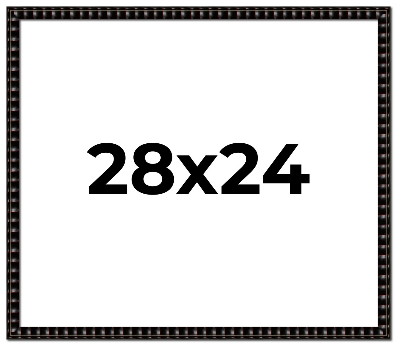 28x24 Bamboo Picture Frame with UV-Resistant Acrylic & Acid Free Backing, Available in 4 Finishes - Brown, Black, Gold, and Natural